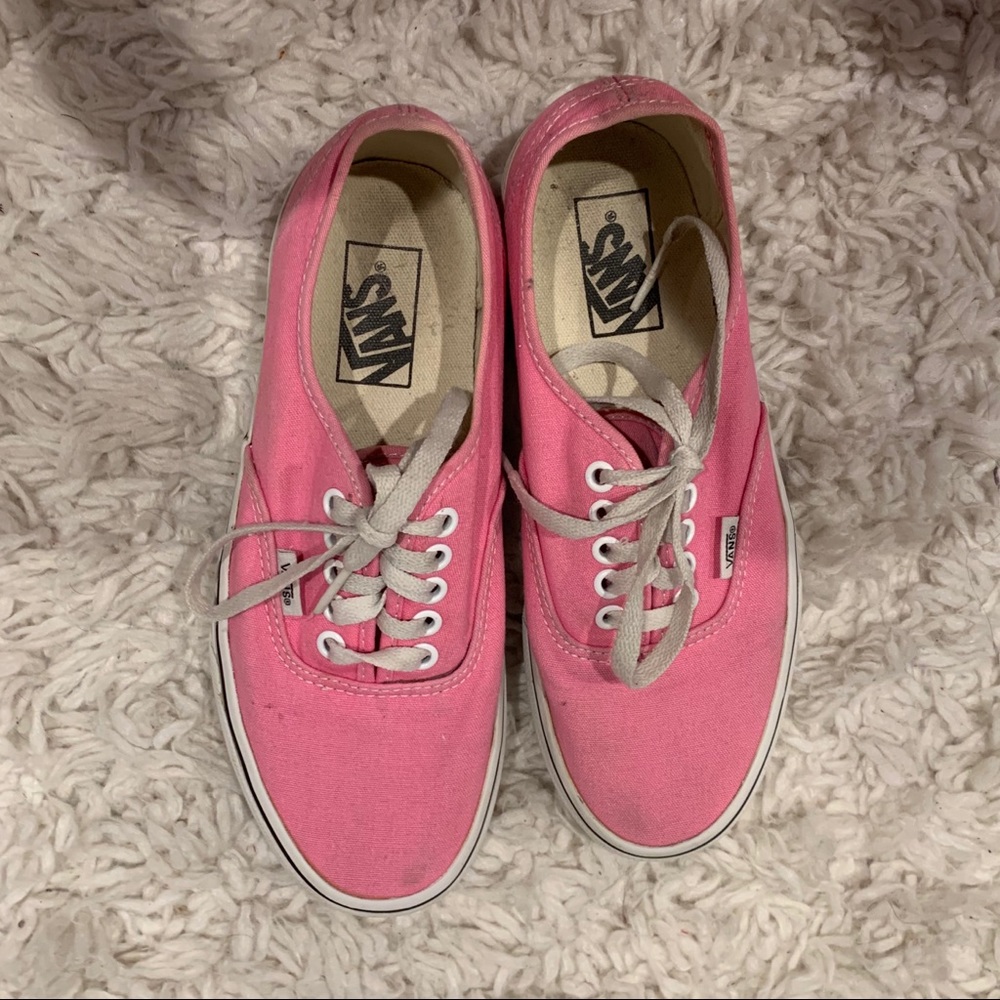 Pink Lace-Up Vans